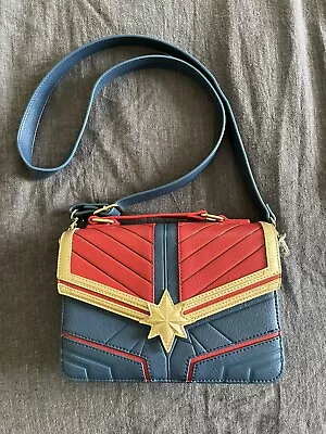 Loungefly Captain Marvel Handbag Rare Collectors Cross Body Bag • $75