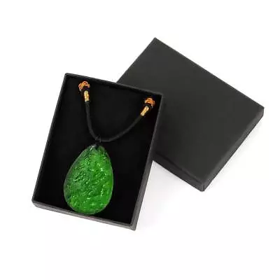 Green Natural Crystal Pendant Gem Moldavite Meteorite Impact Healing Necklace • $7.27