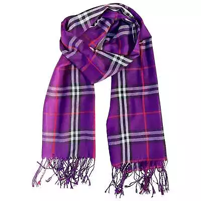 100% Plaid Pure Cotton Fabric Scarf • $3.85