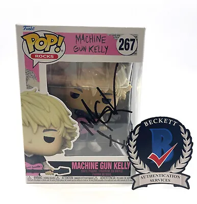 Mgk  Signed Autograph Funko Pop 267 Beckett Bas Machine Gun Kelly • $450