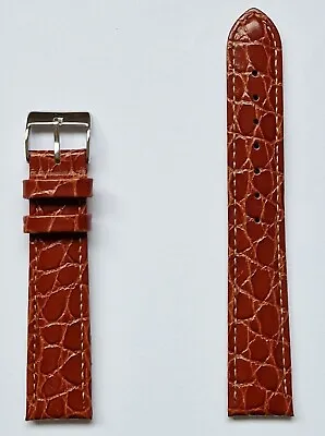 Condor Elite Leather Watch Strap 612R Padded Croco Grain 16/18/20mm • £9.95