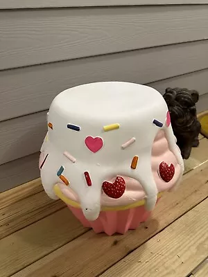 NEW Valentines Day Pastel Cupcake Stool Side Table  Viral Food Decor 🧁🧁🧁 • $199.99