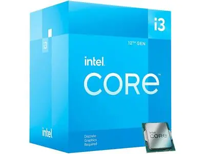 Intel Core I3-12100F 12th Gen Alder Lake Quad-Core 3.3GHz LGA 1700 CPU Processor • $94.98