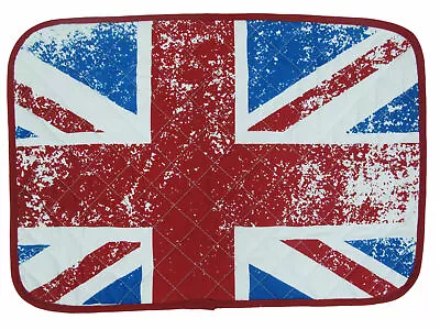 Union Jack Tea Towels Placemats Red White Blue Platinum Jubilee Party • £12.95