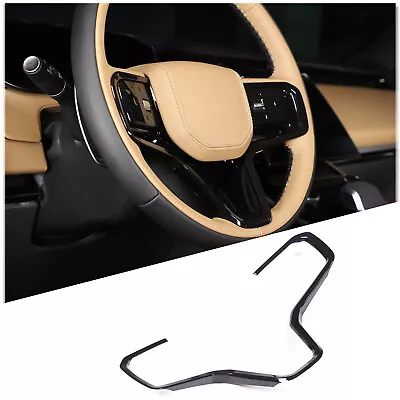 Black Steering Wheel Cover Trim For Velar Evoque Range Rover Sport 2021-2023 • $51.69