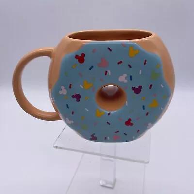 Disney Mickey Mouse Sprinkled Donut Mug Doughnut Shaped Tea Coffee Cup • $19.99