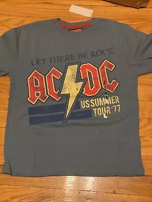 AC/DC Let There Be Rock Kids T Shirt Licensed Rock N Roll Music Band Youth Small • $8.99