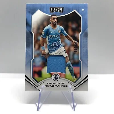 Man City 2021-22 Chronicles Playoff PL Jersey Riyad Mahrez PATCH 278/500 • £9.99