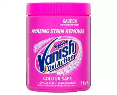 Vanish NapiSan Oxi Action Front & Top Loader Laundry Powder 1kg • $16.94