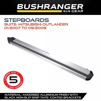 Bushranger Stepboards Fits Mitsubishi ZH ZJ ZK Outlander 10/2009-Onwards 4x4 • $759.99