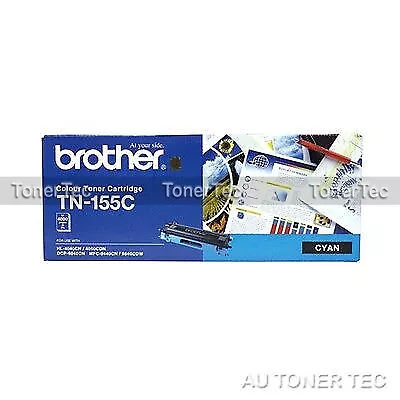 Brother Genuine TN155C CYAN High Yield Toner Cartridge HL4040CN DCP9040CN • $256.13