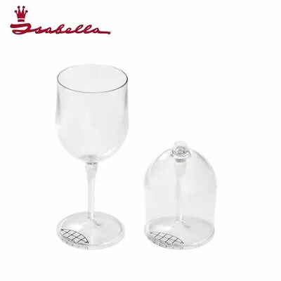 £23.95 • Buy Isabella Build-A-Glass Wine Glasses (2 Pcs) Polycarbonate Compact Camping NEW