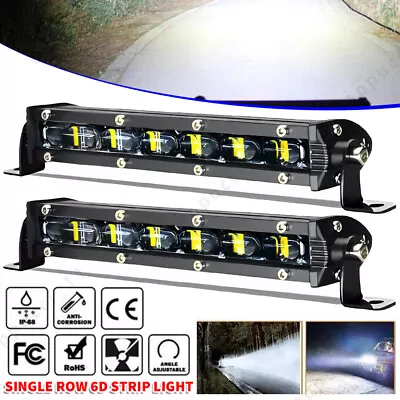 7Inch LED Work Light Bar Flood Spot Lights Driving Lamp Offroad Car Truck 2Pack • $20.99