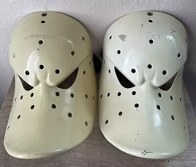 RARE Vintage Lot Of 2 1990s Walt Disney Mighty Ducks Plastic Hockey Masks GUC • $44.99