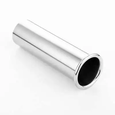 2-1/8  Inlet Round Exhaust Tailpipe Tip 304 Stainless Steel Polished 2-3/4  Out • $27.97