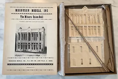 Magnuson Models HO Scale Miner's Union Hall NOS Kit No. M 502 • $39.50