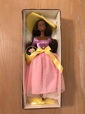 New! Avon Exclusive Spring Blossom Barbie Mattel African American Collector Doll • $9.99