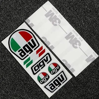 Helmet Motorcycle Sticker Reflective Motorcross Decals For Agv Motorycycle Stick • $11.95