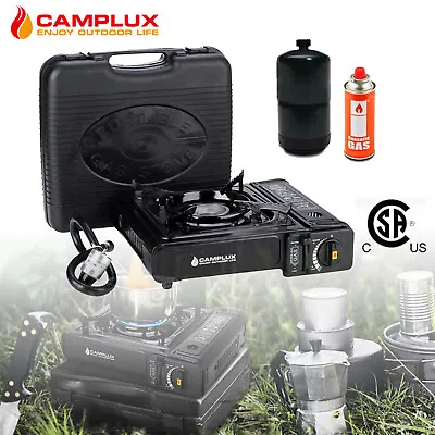 Camplux Tabletop Portable Gas Stove W/Case Single Burner Outdoor Camping Grill • $37.83