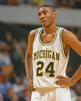 Michigan Wolverines JIMMY KING Glossy 8x10 Photo Basketball Print Poster FAB 5 • $4.99