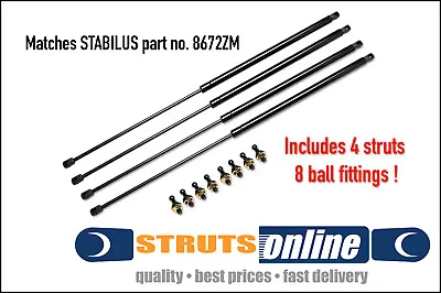 4 X NEW Gas Struts Suit Caravan Pop Top 825mm X 500N Jayco Coromal Match 8672ZM • $89.95