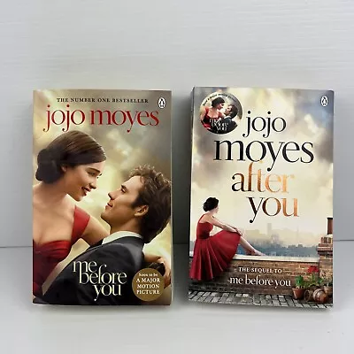 $19 • Buy 2x Jojo Moyes Me Before You & After You Sequel Fiction Paperback Romance Tissues
