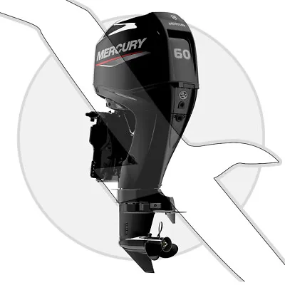 Mercury Marine 60hp ELPT Four Stroke Outboard Engine EFI CPO • $6895.99