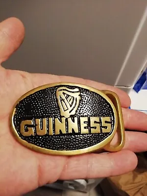 £9.99 • Buy Guinness Brass Belt Buckle 