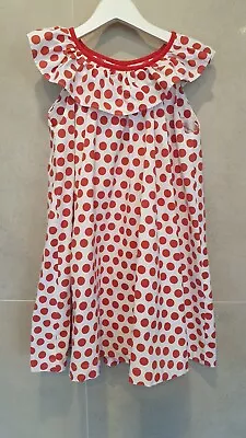 Rock Your Baby Red & White Polka Dot Dress Size 5 EUC Perfect For Christmas! • $19.95