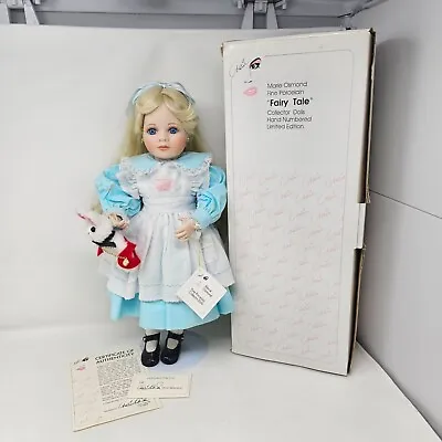 1996 Marie Osmond Alice In Wonderland Doll 19  Full Size 1890/5000 • $75