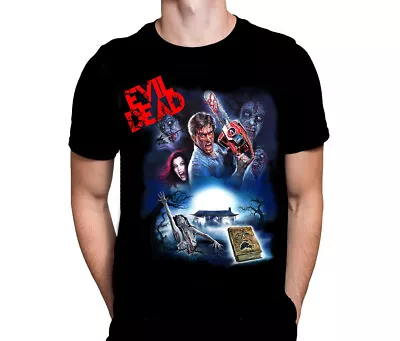 EVIL DEAD CHAINSAW - Movie Art - T-Shirt - Horror / Gore / Terror / Undead • $75.01