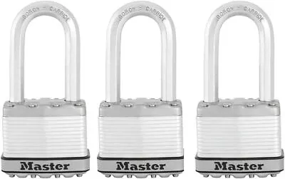 Master Lock M1XTRILHCCSEN Triple Pack 1-3/4-Inch Wide 3 Pack Keyed-Alike  • £38.12