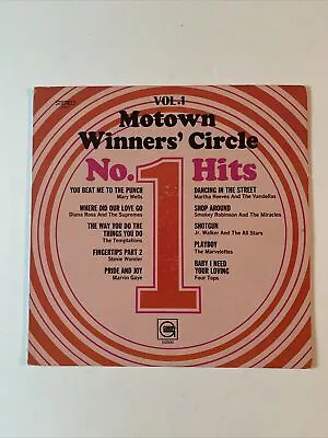 Volume 1 Motown Winners Circle #1 Hits Lp 1968 • $16