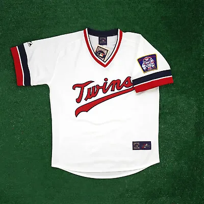 Minnesota Twins Cooperstown Throwback White Home Men's Jersey • $129.99