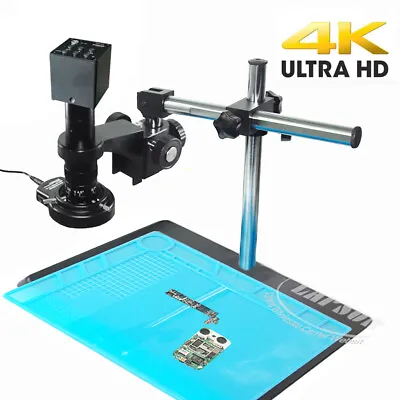 4K /1080P 60FPS 180X 360X HDMI C-Mount Industry Microscope Set Camera Lens Stand • $335