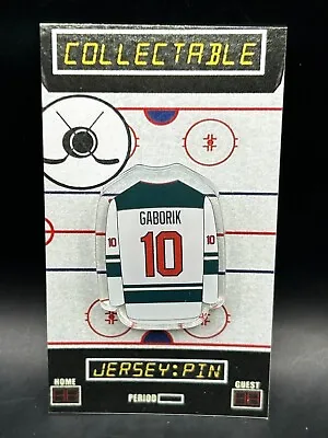 Minnesota Wild Marian Gaborik  Jersey Lapel Pin-Classic RINK Collectible • $11.50