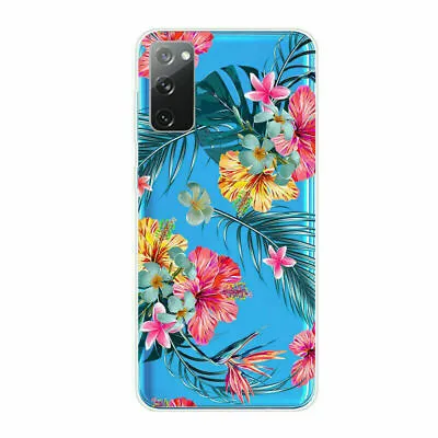 £2.38 • Buy Pattern Silicone Clear Soft Painted Flower Case Cover For Samsung Galaxy S20 Ult
