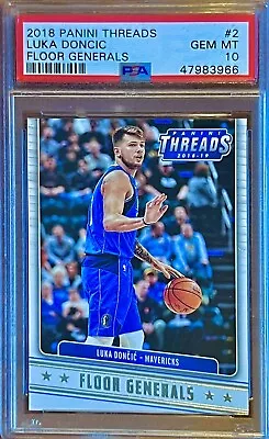 POP 75 PSA 10 RC Luka Doncic 2018-19 Panini Floor Generals SP Rookie Rare Insert • $298