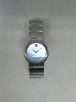 Movado Museum Concerto 84.G4.1842 Stainless Ladies 26mm Mother Of Peal Dial • $150
