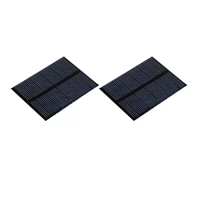 Mini Solar Panel Cell 5V 90mA 0.495W 70mm X 55mm For DIY Project Pack Of 2 • $8.05