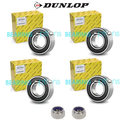 4 Erde Wheel Bearings & 2 Nylok Nuts For Erde 100 101 102 107 120 122 132 DAXARA • $21.28