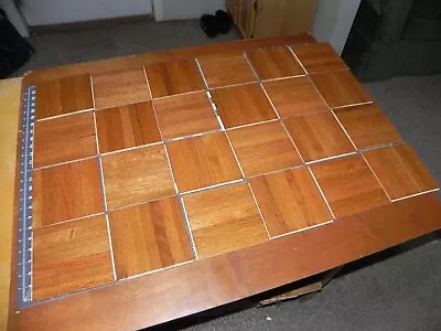 6 SQ. FT. (24 Piece) 6x6x5/16 BRUCE OAK PARQUET Flooring OAKMONT CHESTNUT L-71 • $75