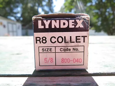 Lyndex R8 Collet 5/8  Size New Old Stock • $42.50