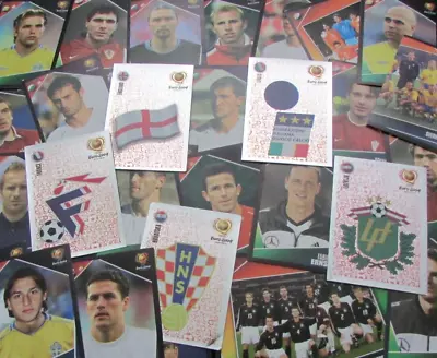 ZLATAN IBRAHIMOVIC OWEN Etc Panini Euro 2004 30 Unused Sticker Includes 5 BADGES • £4