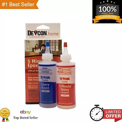 High Strength 5 Minute Epoxy Adhesive - Sets In 5 Minutes - 2 Bottles 8.5 Fl Oz • $32.22