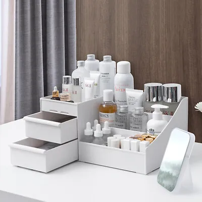 £7.95 • Buy Desktop Makeup Cosmetic Tidy Organiser Storage Box Skincare Holder Jewelry Case