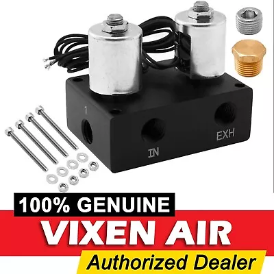 1/4 Npt Direct Action Air Ride/bag Suspension System Manifold Solenoid Air Valve • $76.98