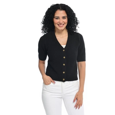 $45.06 • Buy Christopher & Banks Shorts Sleeve V-Neck Women's Cardigan