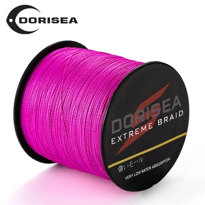 $9.79 • Buy Pink Braided Line 100m-2000m Power PE Dyneema Dorisea Braid Fishing Line