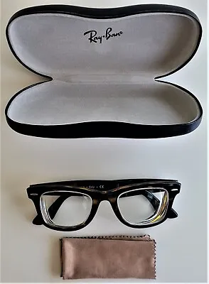Ray-ban Unisex Eyeglasses Frame Rb4340-v 2012 Wayfarer With Case 50-22-150 • $119.99